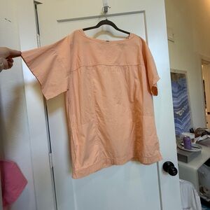 Free People Peach tee shirt Dress